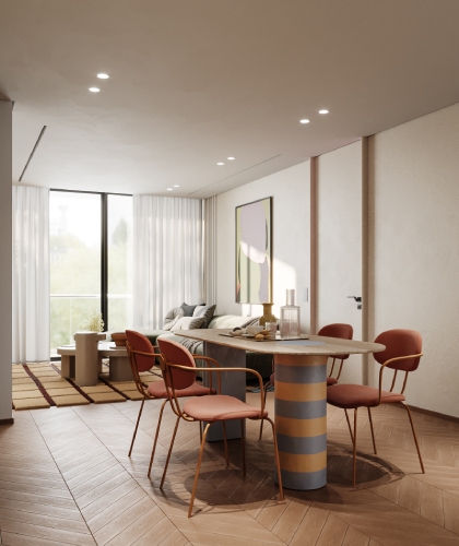 StayForm 1 Bedroom Apartment Kitchen